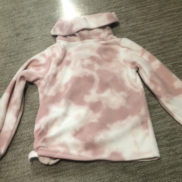 Pink and white old navy girls sweater - Picture 2 of 3